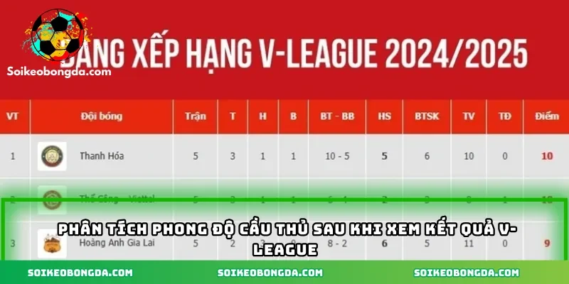 Cách Xem Kết Quả V-League: Tỷ Số – Diễn Biến – BXH 3 phan-tich-phong-do-cau-thu-sau-khi-xem-ket-qua-v-leadu