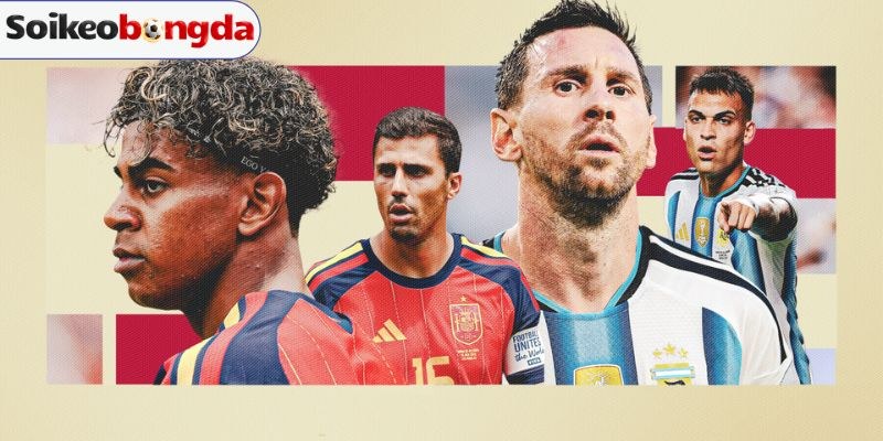 Argentina Dẫn Đầu Cuộc Đua Bảo Vệ Chức Vô Địch World Cup 2 Argentina được đánh giá cao hơn đối thủ Tây Ban Nha