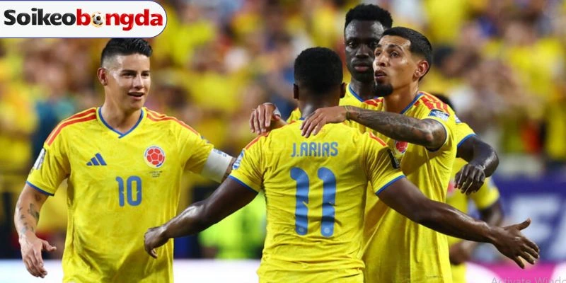 Colombia sở hữu dàn chân sút tài năng